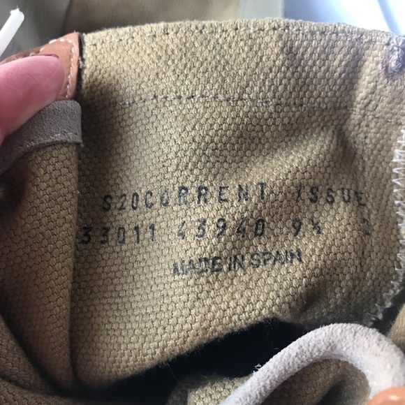 Ranch Road Boots - Women’s Current Issue Sand Suede and Canvas 9 1/2 Roomy Fit - Picture 6 of 7